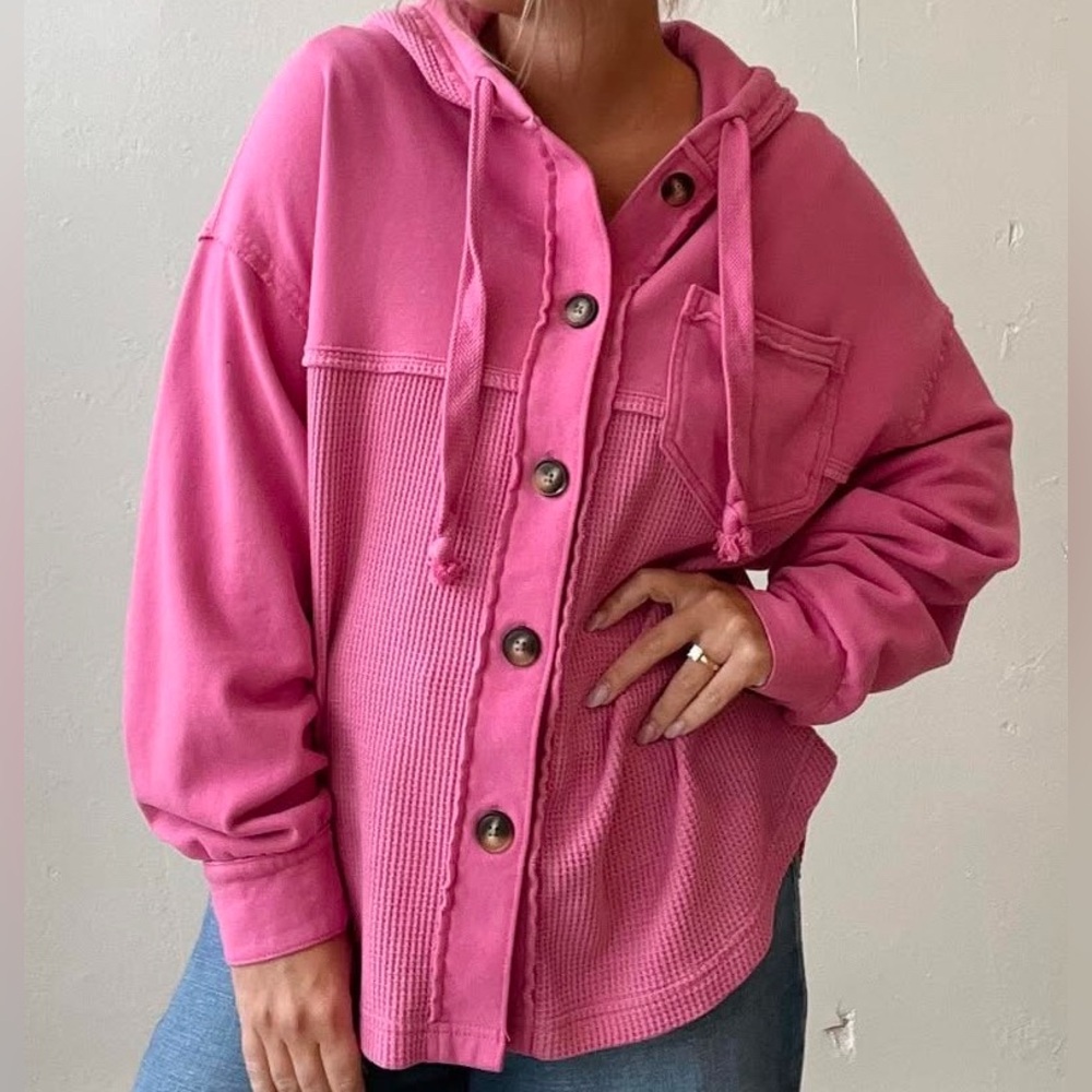 American Eagle Outfitters Pink Hoodie Sweatshirt
